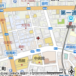 鳥メロ　浜松有楽街店周辺の地図