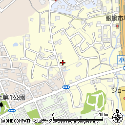 奈良県生駒市小明町646周辺の地図