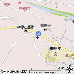 榊原温泉郵便局 ＡＴＭ周辺の地図