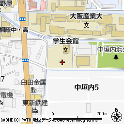 関西電力大東社宅周辺の地図