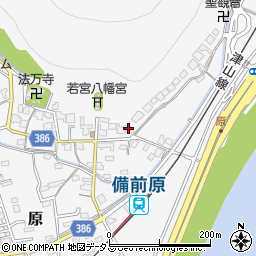岡山県岡山市北区原991周辺の地図