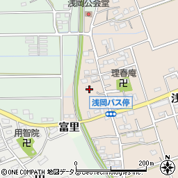 静岡県袋井市浅岡137周辺の地図