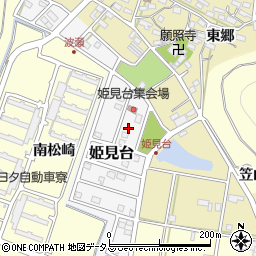 愛知県田原市姫見台58周辺の地図