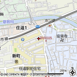 住道駅前住宅３１号棟周辺の地図