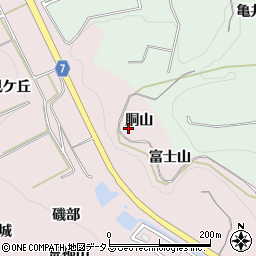 愛知県知多郡南知多町師崎胴山周辺の地図