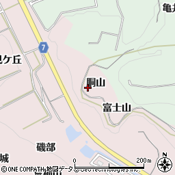 愛知県南知多町（知多郡）師崎（胴山）周辺の地図