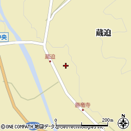 広島県山県郡北広島町蔵迫104周辺の地図