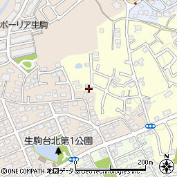奈良県生駒市小明町665-7周辺の地図