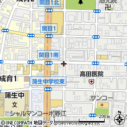 akippa関目1丁目駐車場周辺の地図