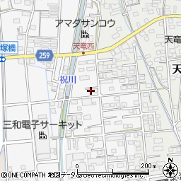 静岡県磐田市海老塚744-5周辺の地図