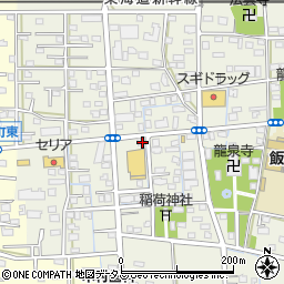 静岡県浜松市中央区飯田町957周辺の地図