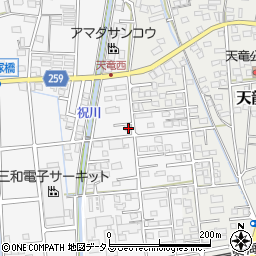 静岡県磐田市海老塚744-2周辺の地図