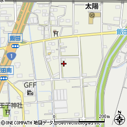 静岡県浜松市中央区飯田町1443周辺の地図