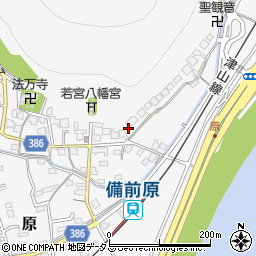岡山県岡山市北区原933周辺の地図