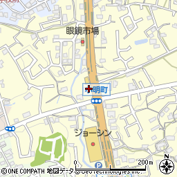 奈良県生駒市小明町556周辺の地図