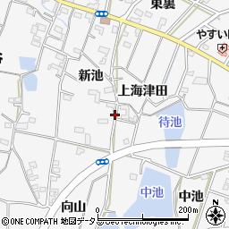 愛知県豊橋市植田町周辺の地図