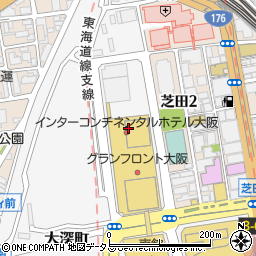 ザ・ラボ カフェラボ グランフロント大阪店周辺の地図