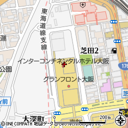 ザ・ラボ カフェラボ グランフロント大阪店周辺の地図