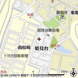 愛知県田原市姫見台40周辺の地図