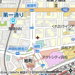 飛鳥建設　浜松事務所周辺の地図