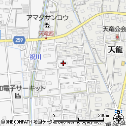 静岡県磐田市海老塚733周辺の地図