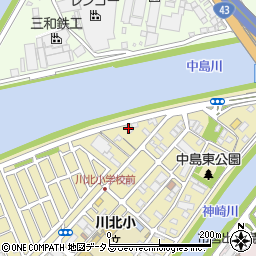 まごころ弁当　西大阪店周辺の地図