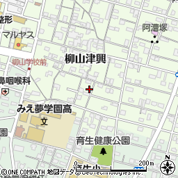 三重県津市柳山津興1433周辺の地図