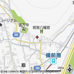 岡山県岡山市北区原980周辺の地図