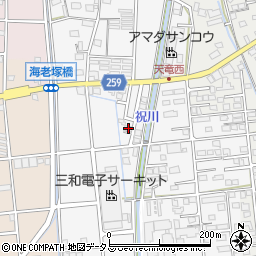 静岡県磐田市海老塚816-31周辺の地図