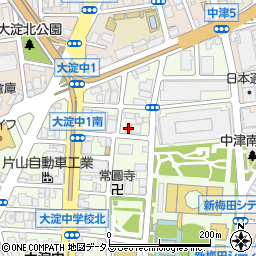 タカヤ大阪ビル周辺の地図