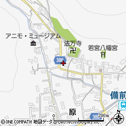 岡山県岡山市北区原1167周辺の地図