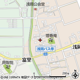 静岡県袋井市浅岡139周辺の地図