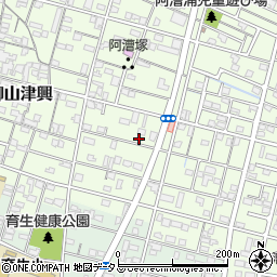 三重県津市柳山津興672周辺の地図