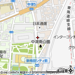 日本通運株式会社　大阪海外引越支店・営業第二グループ周辺の地図