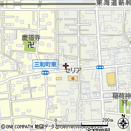 静岡県浜松市中央区飯田町807周辺の地図
