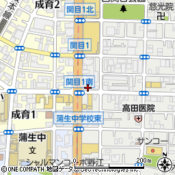 紀州和歌山ラーメン きぶんや関目1号線店周辺の地図