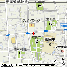 静岡県浜松市中央区飯田町965周辺の地図