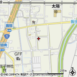 静岡県浜松市中央区飯田町1442周辺の地図