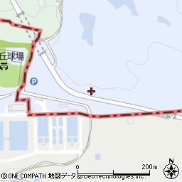 京都府木津川市梅谷平野周辺の地図