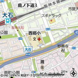 神戸市立西郷小学校周辺の地図