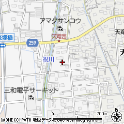 静岡県磐田市海老塚743周辺の地図