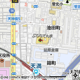 プロマート・天満店周辺の地図