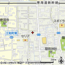 静岡県浜松市中央区飯田町799周辺の地図