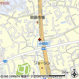奈良県生駒市小明町558周辺の地図
