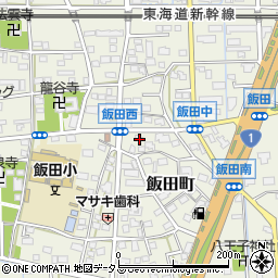 静岡県浜松市中央区飯田町494周辺の地図