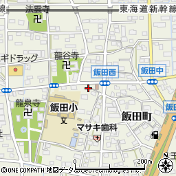静岡県浜松市中央区飯田町613周辺の地図