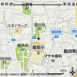 静岡県浜松市中央区飯田町971周辺の地図