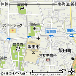 静岡県浜松市中央区飯田町972周辺の地図
