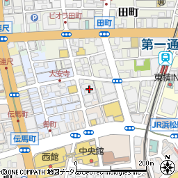 静岡県浜松市中央区肴町322周辺の地図
