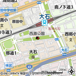 兵庫県神戸市灘区大石北町8周辺の地図